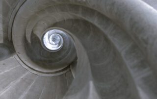 Spirale ~ Treppenhaus im Rathaus von Rothenburg ob der Tauber